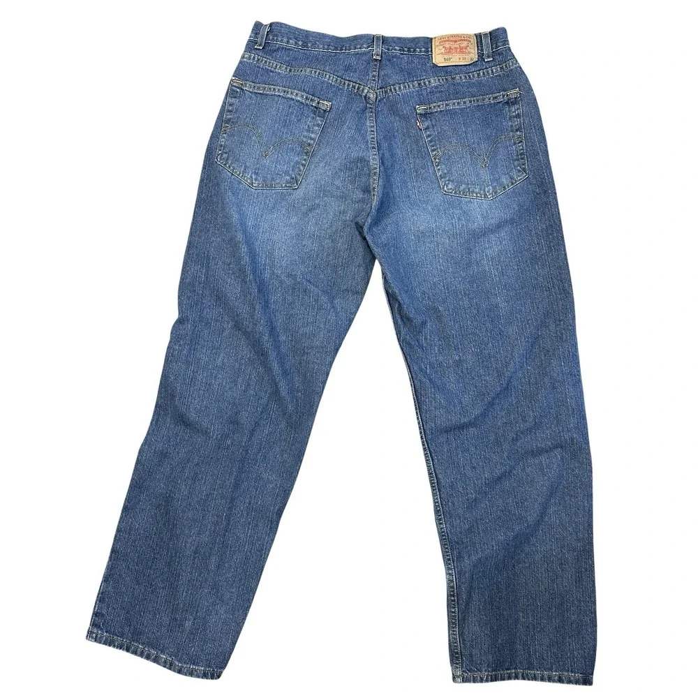 Vintage Levi's  569 Loose Straight Fit Jeans Men's W38 L32 Made in Mexico Cotton